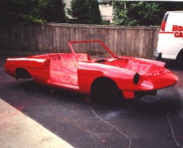 Car being painted